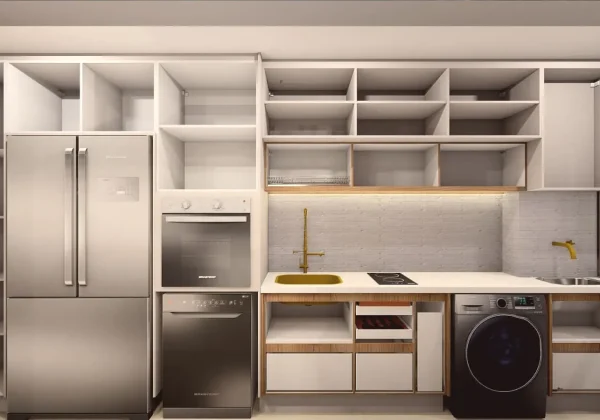 Projeto de cozinha planejada para apartamento